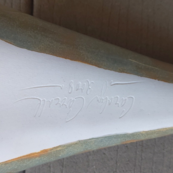 Carolyn Carroll Art Pottery signed Pocket Vase 2008 - Picture 5 of 8